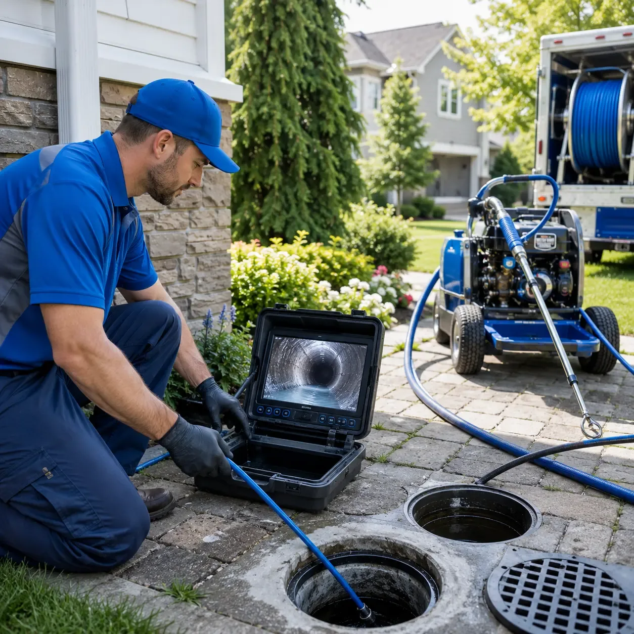 Outdoor drain cleaning professionals serving Fairmont, OK
